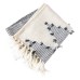  Lightweight Boho Throw, Blue