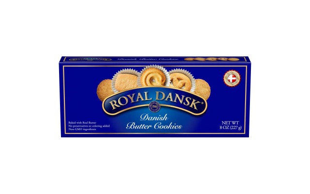 Danish Butter Cookies Box, Non GMO, 8 Oz