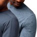  Men’s Long Sleeve Tee, 2-pack, Blue, 3XL