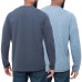  Men’s Long Sleeve Tee, 2-pack, Blue, 3XL