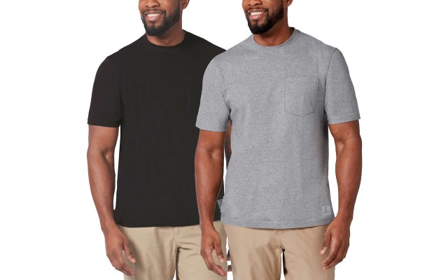  Men's Tee, 2-pack, Black, 3XL