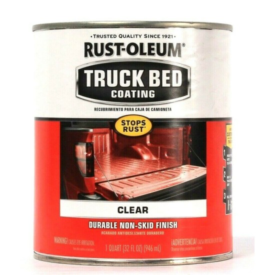  32 Oz Truck Bed Coating 340452 Clear Durable Non Skid Finish