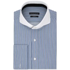 Sean John Men’s Classic/Regular Fit Performance Stretch Stripe French Cuff Dress Shirt