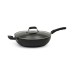  7.5-Qt. Jumbo Nonstick Covered Wok Pan