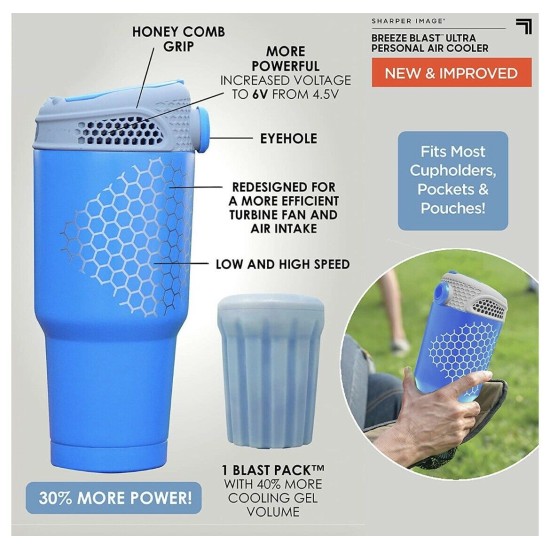  Breeze Blast Ultra Personal Air Cooler, Blue