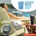 Sharper Image Breeze Blast Ultra, Improved Personal Air Cooler, Portable, Black
