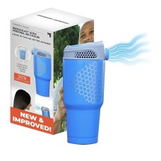 Sharper Image Breeze Blast Ultra Personal Air Cooler, Blue