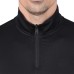  Active Men’s Light Weight ¼ Zip, Black, Large