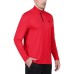  Active Men’s Light Weight ¼ Zip, Red, Large