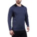  Active Men’s Long Sleeve Shirt, Blue, Small
