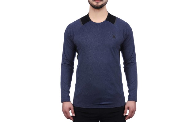  Active Men’s Long Sleeve Shirt, Blue, Small