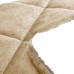 St James Home Sherpa Fleece Foot Pocket Throw, Tan