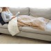 St James Home Sherpa Fleece Foot Pocket Throw, Tan