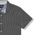  Men’s Short Sleeve Woven Shirt, Black, Large