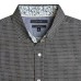  Men’s Short Sleeve Woven Shirt, Black, Large