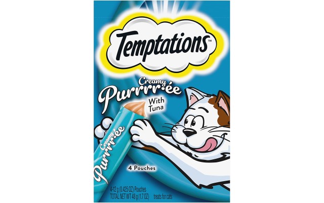  Creamy Puree Lickable Cat Treats, With Tuna, 11 Packs