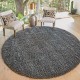  Marketplace Luxury Shag Rugs, Gray, 7 ft. 10 in. - Round