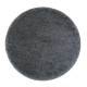  Marketplace Luxury Shag Rugs, Gray, 7 ft. 10 in. - Round