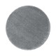  Marketplace Luxury Shag Rugs, Silver, 7 ft. 10 in. - Round