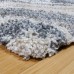  Marketplace Luxury Shag Rugs, Wave, Gray, 6 ft. 6 in. x 9 ft. 6 in.