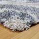  Marketplace Luxury Shag Rugs, Wave, Gray, 6 ft. 6 in. x 9 ft. 6 in.
