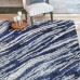  Marketplace Luxury Shag Rugs, Wave, Blue, 9 ft. 5 in. x 13 ft.