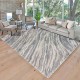  Marketplace Luxury Shag Rugs, Wave, Gray, 7 ft. 10 in. - Round