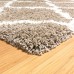  Marketplace Luxury Trellis Shag Rugs, Tan, 5 ft. 3 in. x 7 ft. 5 in.