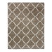  Marketplace Luxury Trellis Shag Rugs, Tan, 5 ft. 3 in. x 7 ft. 5 in.