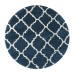  Marketplace Luxury Trellis Shag Rugs, Blue, 5 ft. 3 in. x 7 ft. 5 in.