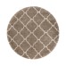 Marketplace Luxury Trellis Shag Rugs, Tan, 5 ft. 3 in. x 7 ft. 5 in.