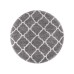 Marketplace Luxury Trellis Shag Rugs, Gray, 5 ft. 3 in. x 7 ft. 5 in.