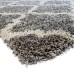  Marketplace Luxury Trellis Shag Rugs, Gray, 5 ft. 3 in. x 7 ft. 5 in.