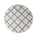  Marketplace Luxury Trellis Shag Rugs, Cream, 5 ft. 3 in. x 7 ft. 5 in.