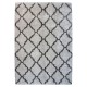  Marketplace Luxury Trellis Shag Rugs, Cream, 6 ft. 6 in. x 9 ft. 6 in.