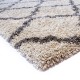  Marketplace Luxury Trellis Shag Rugs, Cream, 6 ft. 6 in. x 9 ft. 6 in.