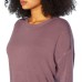  Soft Hand Feel Ladies' Speckled Detail Pullover, Purple, 2X