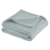 Vellux Cotton Woven Blanket, Green, King