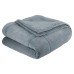 Vellux Plush Lux Blanket, Blue, Twin