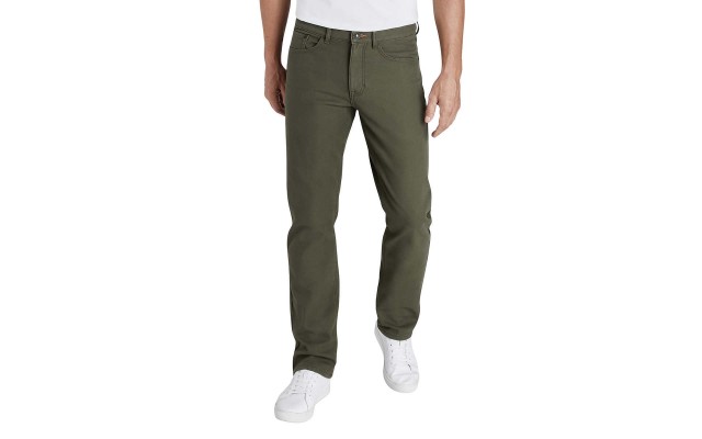  Men’s Fleece Lined Pant, Green, 40 x 30