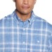  Men's Short Sleeve Woven Shirt, Blue, 3X-Large