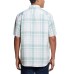  Men's Short Sleeve Woven Shirt, Green, 3X-Large