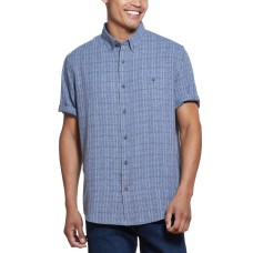 Weatherproof Vintage Men's Short Sleeve Woven Shirt