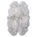  Genuine Sheepskin Rug Collection, Gray, 2 ft. x 5 ft. 10 in.