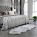  Genuine Sheepskin Rug Collection, Gray, 2 ft. x 5 ft. 10 in.