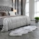  Genuine Sheepskin Rug Collection, Gray, 2 ft. x 3 ft. 5 in.