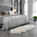  Genuine Sheepskin Rug Collection, White, 2 ft. x 5 ft. 10 in.