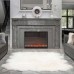  Genuine Sheepskin Rug Collection, White, 2 ft. x 5 ft. 10 in.