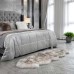  Genuine Sheepskin Rug Collection, Brown, 3 ft. 7 in. x 5 ft. 10 in.