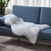  Genuine Sheepskin Rug Collection, Gray, 3 ft. 7 in. x 5 ft. 10 in.